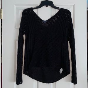 black american eagle sweater